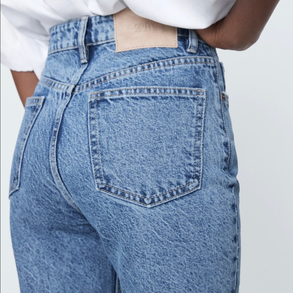 NWT Zara classic mom fit jeans